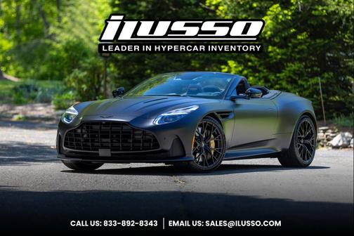 Black 2025 Aston Martin DB12 Volante
