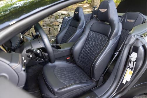 Black 2025 Aston Martin DB12 Volante