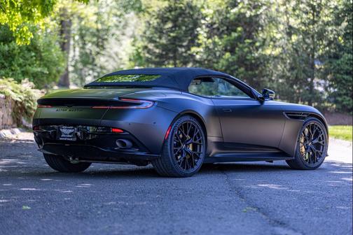 Black 2025 Aston Martin DB12 Volante