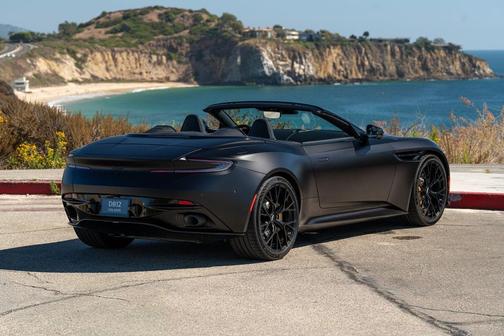 Black 2025 Aston Martin DB12 Volante
