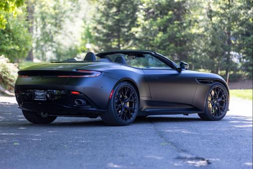 Black 2025 Aston Martin DB12 Volante