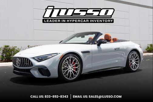Gray 2022 Mercedes-Benz AMG SL 55 Base