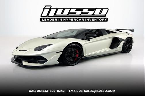 Bianco Canopus Matt Finish 2020 Lamborghini Aventador SVJ LP 770-4 SVJ Roadster