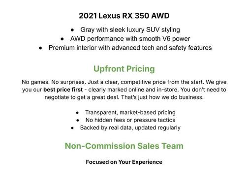 2021 Lexus RX 350 Base