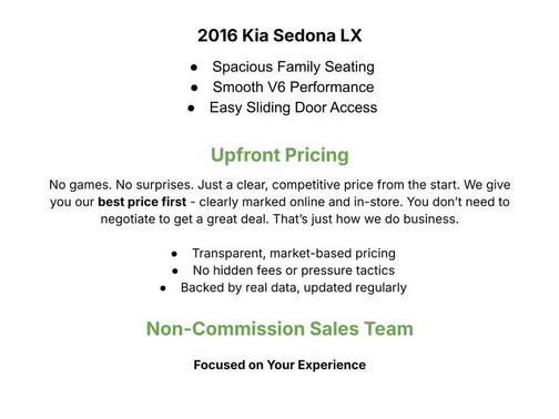 2016 Kia Sedona LX