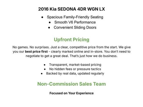 2016 Kia Sedona LX