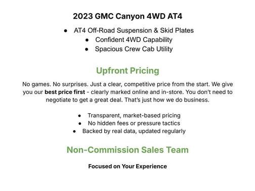 2023 GMC Canyon AT4