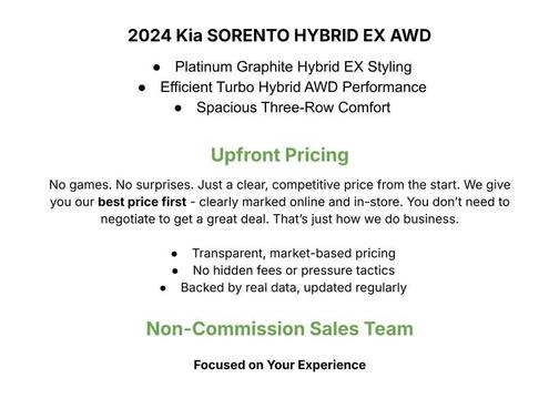 2024 Kia Sorento Hybrid EX