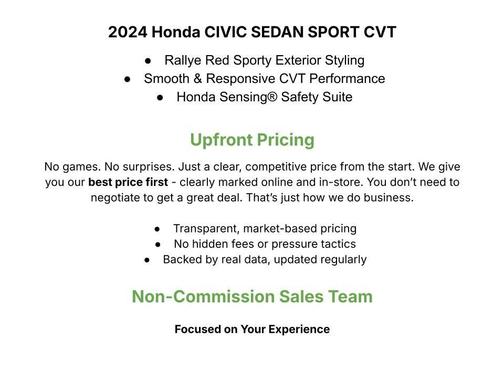 2024 Honda Civic Sport