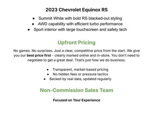 2023 Chevrolet Equinox AWD RS