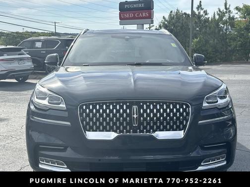 Flight Blue Metallic Clearcoat 2023 Lincoln Aviator Black Label AWD