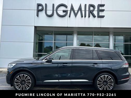 Flight Blue Metallic Clearcoat 2023 Lincoln Aviator Black Label AWD