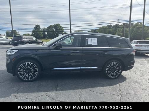 Flight Blue Metallic Clearcoat 2023 Lincoln Aviator Black Label AWD