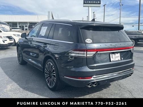 Flight Blue Metallic Clearcoat 2023 Lincoln Aviator Black Label AWD