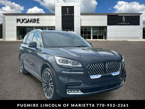 Flight Blue Metallic Clearcoat 2023 Lincoln Aviator Black Label AWD