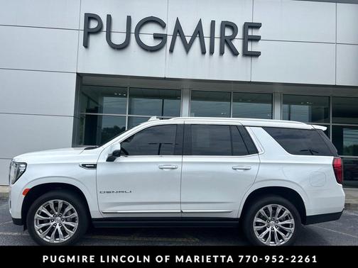 White Frost Tricoat 2024 GMC Yukon Denali