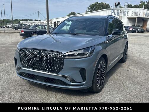 Whisper Blue Metallic Clearcoat 2026 Lincoln Aviator Black Label AWD