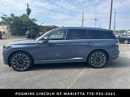 Whisper Blue Metallic Clearcoat 2026 Lincoln Aviator Black Label AWD