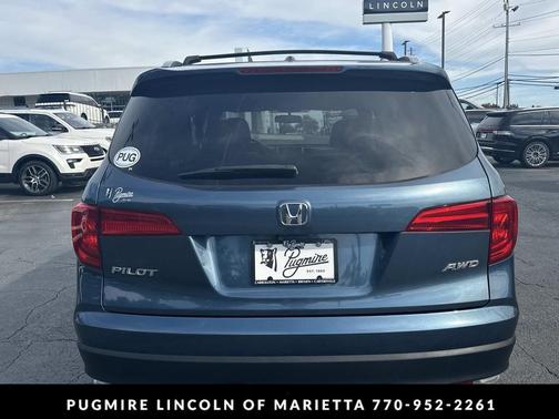 Blue 2017 Honda Pilot EX-L