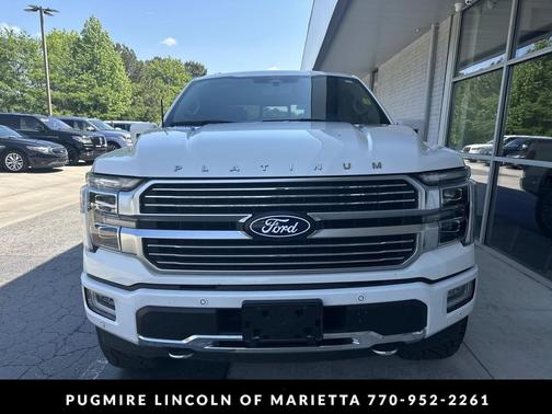 Star White Metallic Tri-Coat 2024 Ford F-150 Platinum