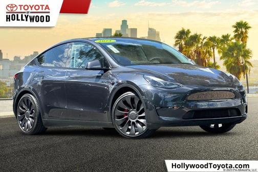 Stealth Gray 2024 Tesla Model Y Performance Dual Motor All-Wheel Drive