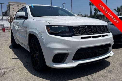 Bright White 2018 Jeep Grand Cherokee Trackhawk