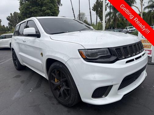 Bright White 2018 Jeep Grand Cherokee Trackhawk