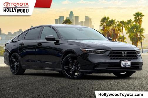 Crystal Black Pearl 2023 Honda Accord Hybrid Sport-L