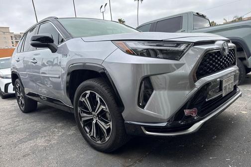 Silver Sky/Midnight Black 2024 Toyota RAV4 Prime XSE