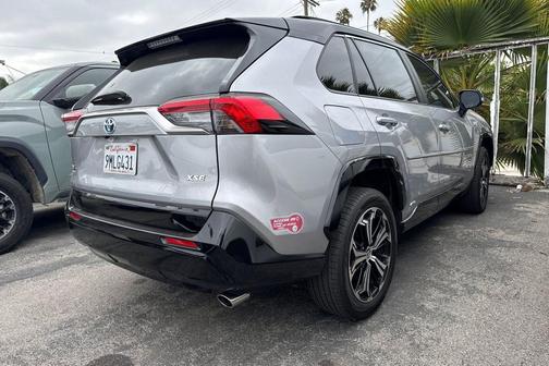 Silver Sky/Midnight Black 2024 Toyota RAV4 Prime XSE