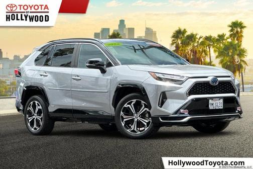 Silver Sky/Midnight Black 2024 Toyota RAV4 Prime XSE