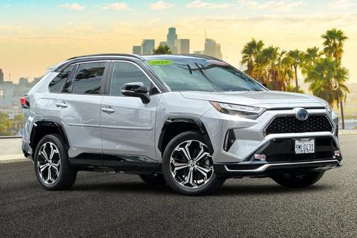 Silver Sky/Midnight Black 2024 Toyota RAV4 Prime XSE