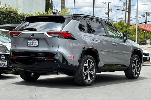 Silver Sky/Midnight Black 2024 Toyota RAV4 Prime XSE