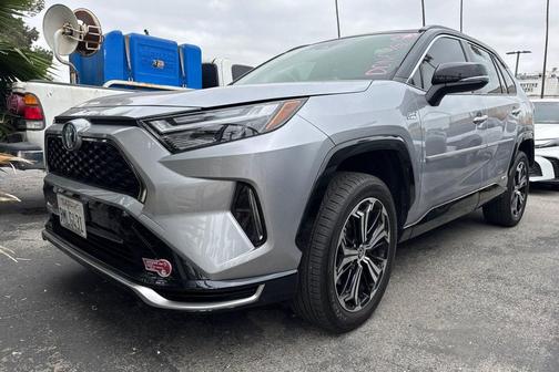 Silver Sky/Midnight Black 2024 Toyota RAV4 Prime XSE