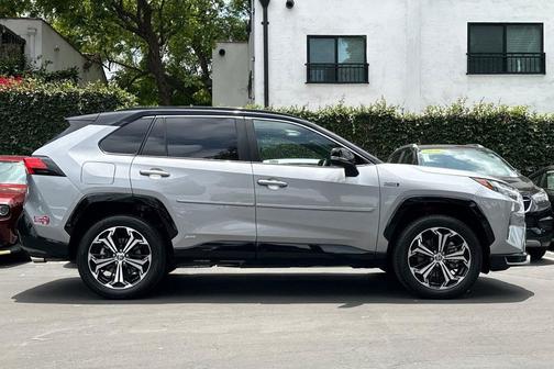 Silver Sky/Midnight Black 2024 Toyota RAV4 Prime XSE