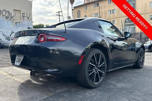 Jet Black Mica 2025 Mazda MX-5 Miata RF Grand Touring