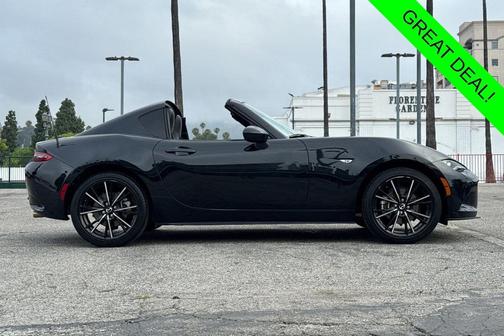 Jet Black Mica 2025 Mazda MX-5 Miata RF Grand Touring