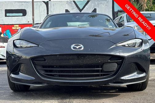 Jet Black Mica 2025 Mazda MX-5 Miata RF Grand Touring