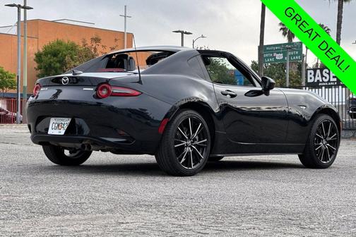 Jet Black Mica 2025 Mazda MX-5 Miata RF Grand Touring