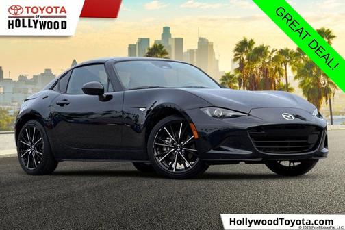 Jet Black Mica 2025 Mazda MX-5 Miata RF Grand Touring