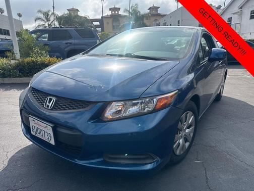 Dyno Blue Pearl 2012 Honda Civic LX