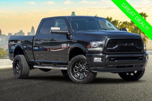 Brilliant Black Crystal Pearlcoat 2018 RAM 2500 Laramie Crew Cab 4x4 6'4' Box