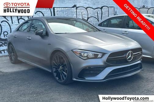 Gray 2022 Mercedes-Benz AMG CLA 35 4MATIC