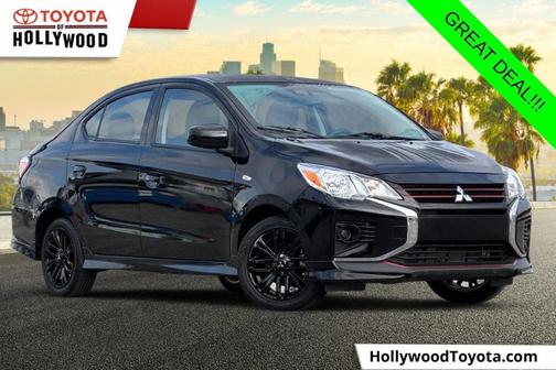 Jet Black 2024 Mitsubishi Mirage G4 Black Edition