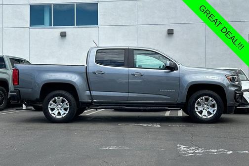 Satin Steel 2021 Chevrolet Colorado LT