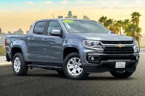 Satin Steel 2021 Chevrolet Colorado LT