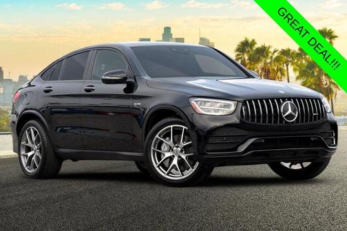 Obsidian Black Metallic 2021 Mercedes-Benz AMG GLC 43 4MATIC Coupe