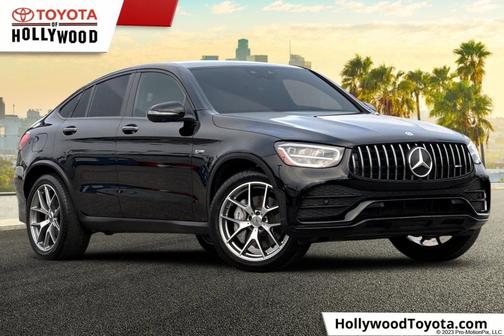 Obsidian Black Metallic 2021 Mercedes-Benz AMG GLC 43 4MATIC Coupe
