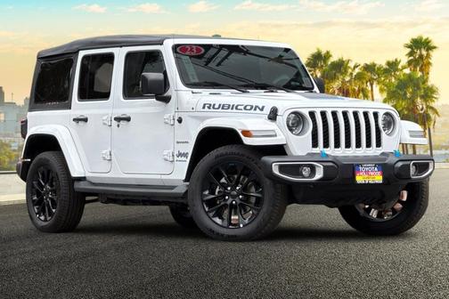 Bright White 2023 Jeep Wrangler 4xe Sahara