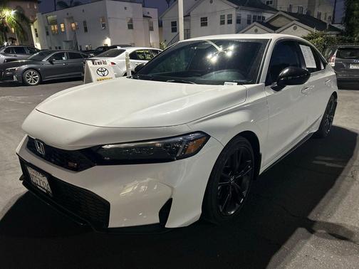Platinum White Pearl 2025 Honda Civic Si Base